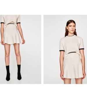 Zara Knit Top - M 🖤🤍